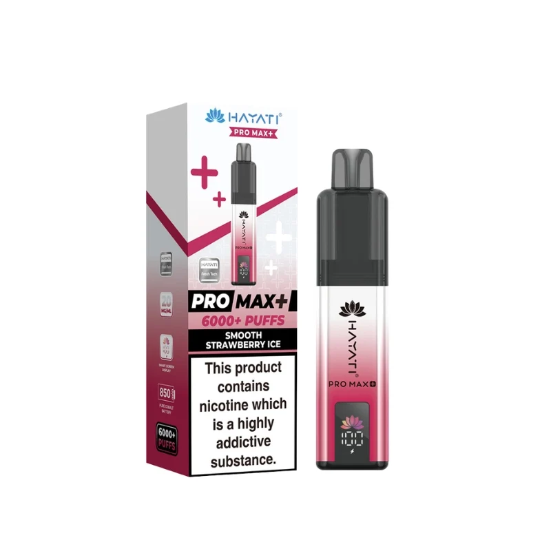 Hayati Pro Max Plus 6000 - 20mg | Smooth Strawberry Ice